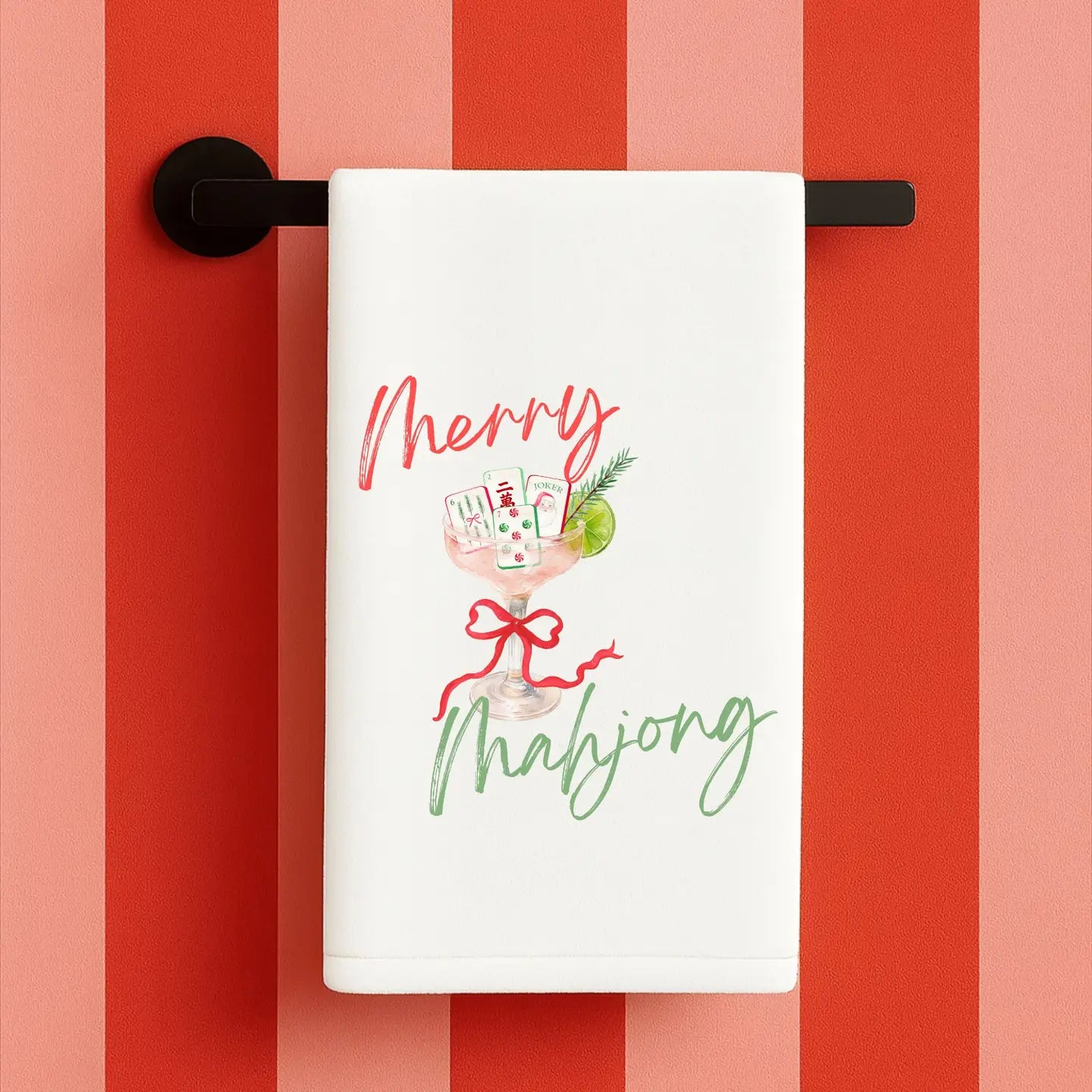 Mahjong Christmas Gift Towel