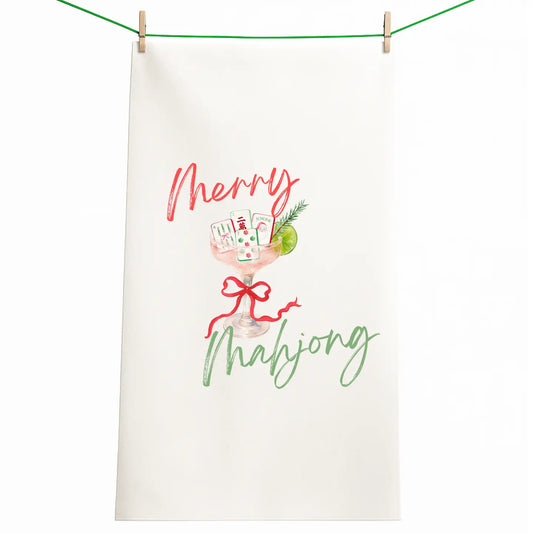 Mahjong Christmas Gift Towel