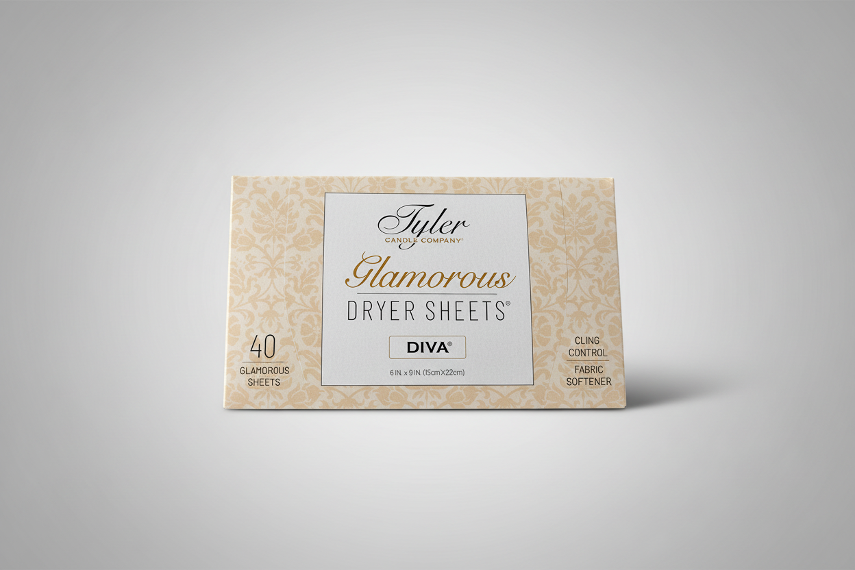Glamorous dryer sheets