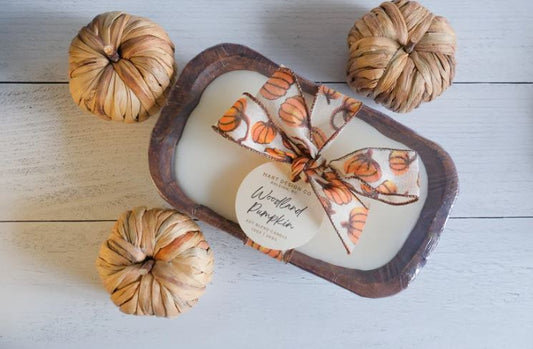 Woodland Pumpkin Candle | Dough Bowl